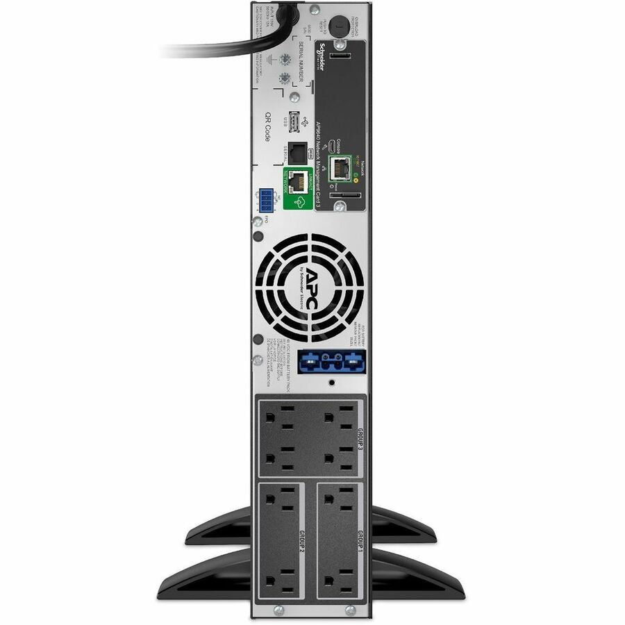 APC Smart-UPS X, Line Interactive, 1500VA, Rack/tower convertible 2U, 120V, 8x 5-15R NEMA, SmartConnect port+NMC, Extended runtime, TAA — SMX1500RM2UCNCUS
