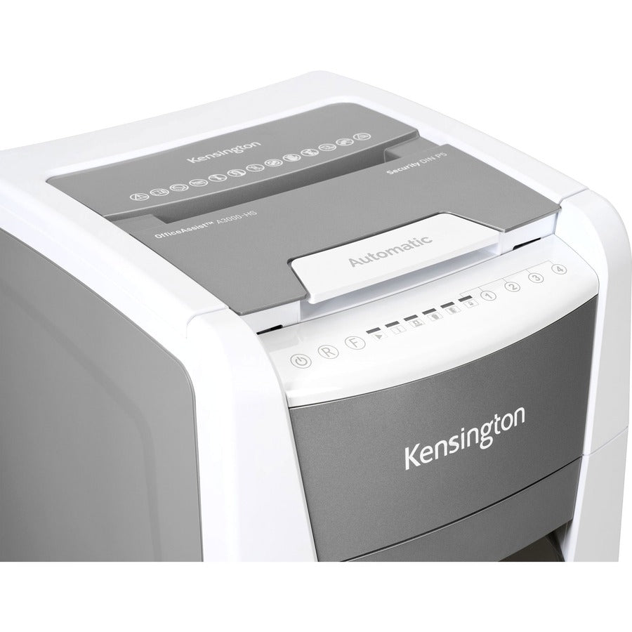 Kensington OfficeAssist Auto Feed Shredder A3000-HS Anti-Jam Micro Cut — K52051AM