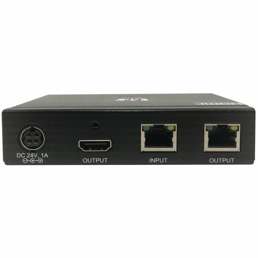 Eaton Tripp Lite Series HDMI over Cat6 Receiver with Repeater, 4K 60Hz, HDR, 4:4:4, IR Transceiver, PoC, HDCP 2.2, 230 ft., TAA — B127A-110-BH