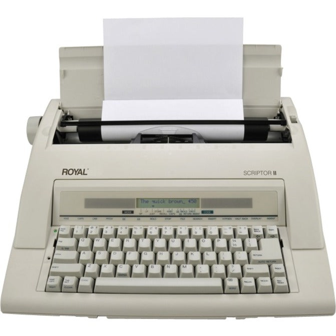 Royal Portable Electronic Typewriter With Memory an Display — 69147T