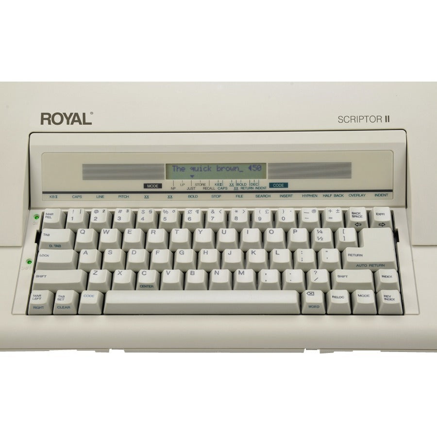 Royal Portable Electronic Typewriter With Memory an Display — 69147T