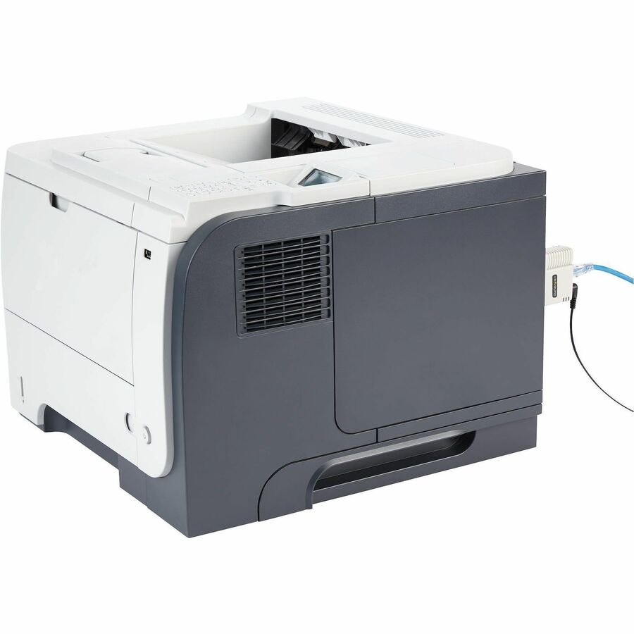 StarTech.com Ethernet to Parallel Network Print Server, 10/100Mbps LAN, WebUI Enabled, Centronics Ethernet Printer Server Adapter, Enhances Legacy Printer — PM1115P3