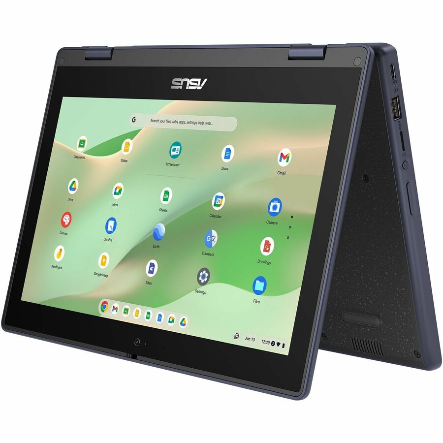Asus Chromebook CR11 CR1104CGA-YZ42T 11.6" Rugged Chromebook - HD - Intel N-Series N100 - 4 GB - 32 GB Flash Memory - Mineral Gray — CR1104CGA-YZ42T