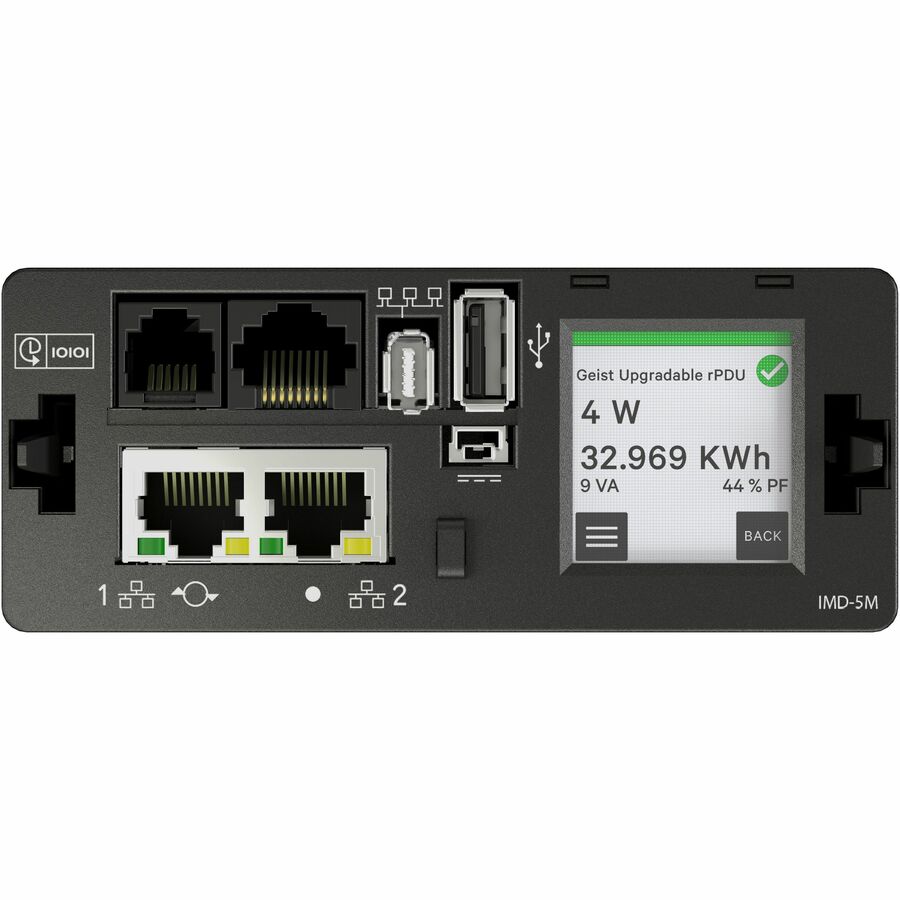 Vertiv Geist Universal Rack PDU with Next-Generation IMD| 32A-63A| 22kW Power Capacity| 208V-415V| (30) Combination C13/C19 outlets | VP4UV0A2