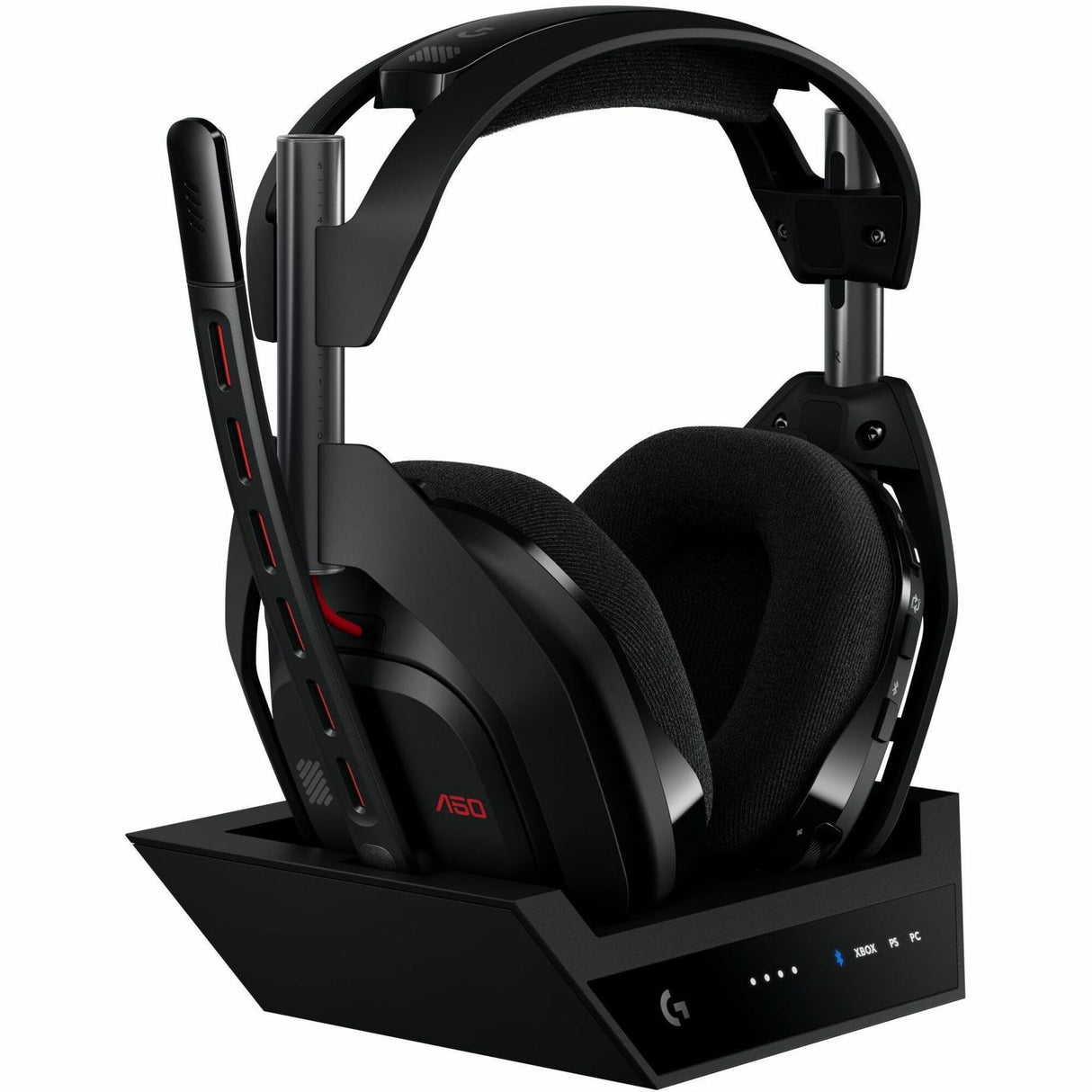 Logitech G Astro A50 LIGHTSPEED Wireless Gaming Headset + Base Station (Gen 5), PRO-G GRAPHENE, 3-System Switching, USB-C to Xbox, PS5, PC/Mac or Nintendo Switch, Bluetooth - Black — 939-002217