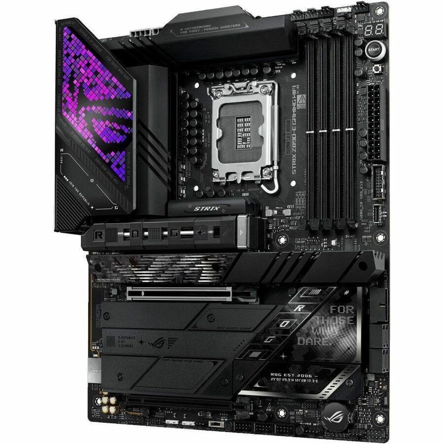 Asus ROG STRIX Z890-E GAMING WIFI Gaming Desktop Motherboard - Intel Z890 Chipset - Socket LGA-1851 - ATX — ROG STRIXZ890-EGAMINGWIFI