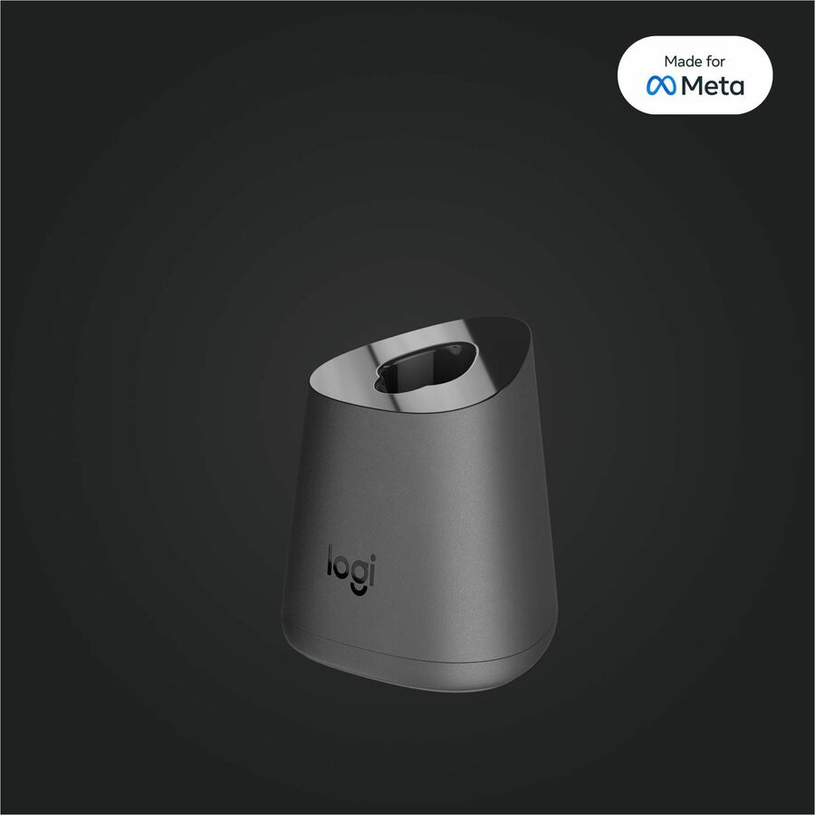 Logitech MX Inkwell Charging Dock for MX Ink Mixed-Reality (MR) Stylus - Meta Quest 2, Meta Quest 3, Meta Quest 3S — 914-000086