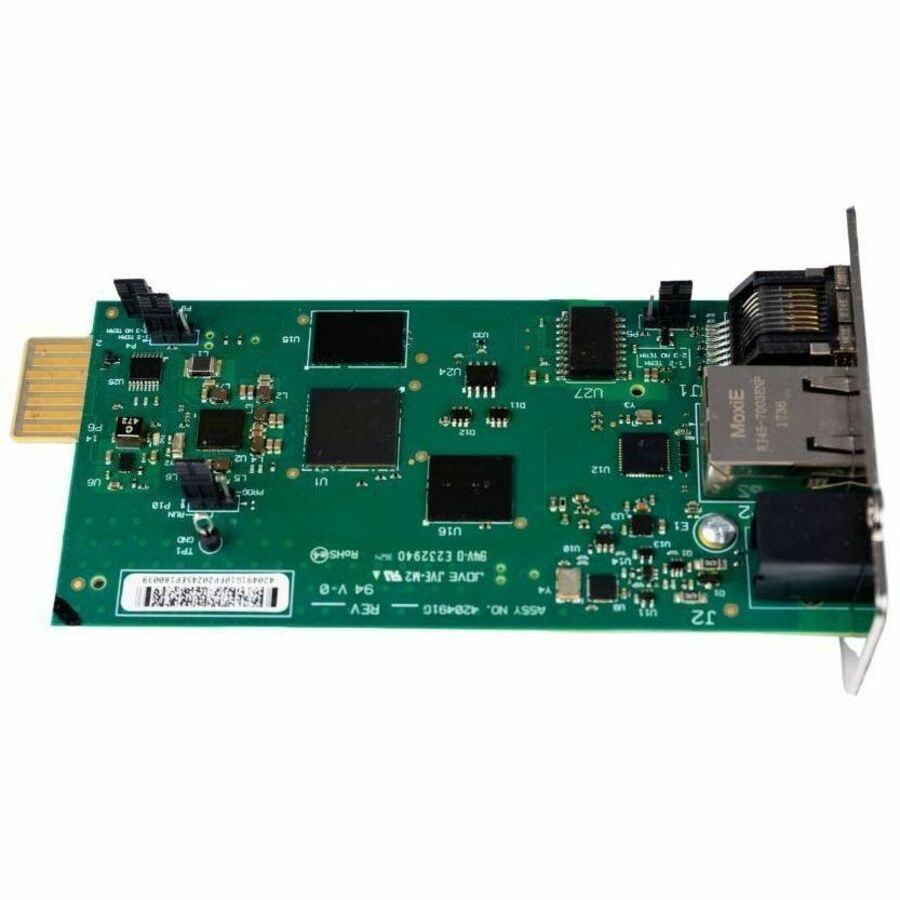 Vertiv Liebert IntelliSlot RDU120 - Network Card, Remote Monitoring Adapter, RS-485, USB Port, UL2900-1 cybersecurity certified, 1Gb Ethernet (RDU120) — RDU120