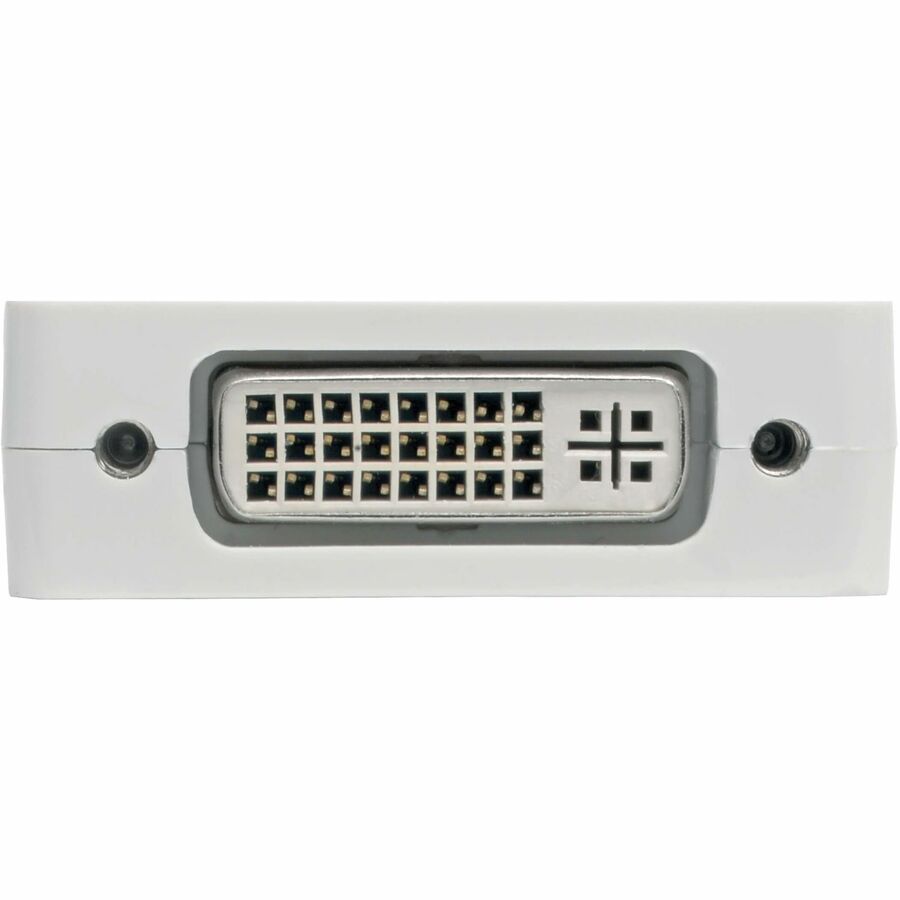 Eaton Tripp Lite Series USB-C Multiport Adapter (M/3xF) - 4K 60 Hz HDMI, DVI, VGA, HDCP, White — U444-06N-HDV4K6
