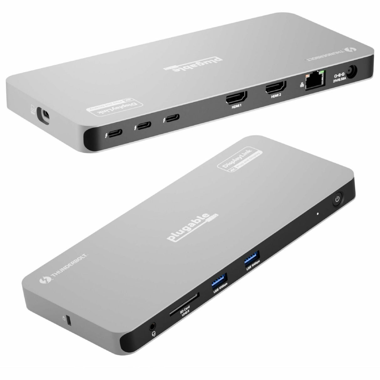Plugable Thunderbolt 4 Dock for Quad Monitors 100W, Thunderbolt Docking Station — TBT-6950PD