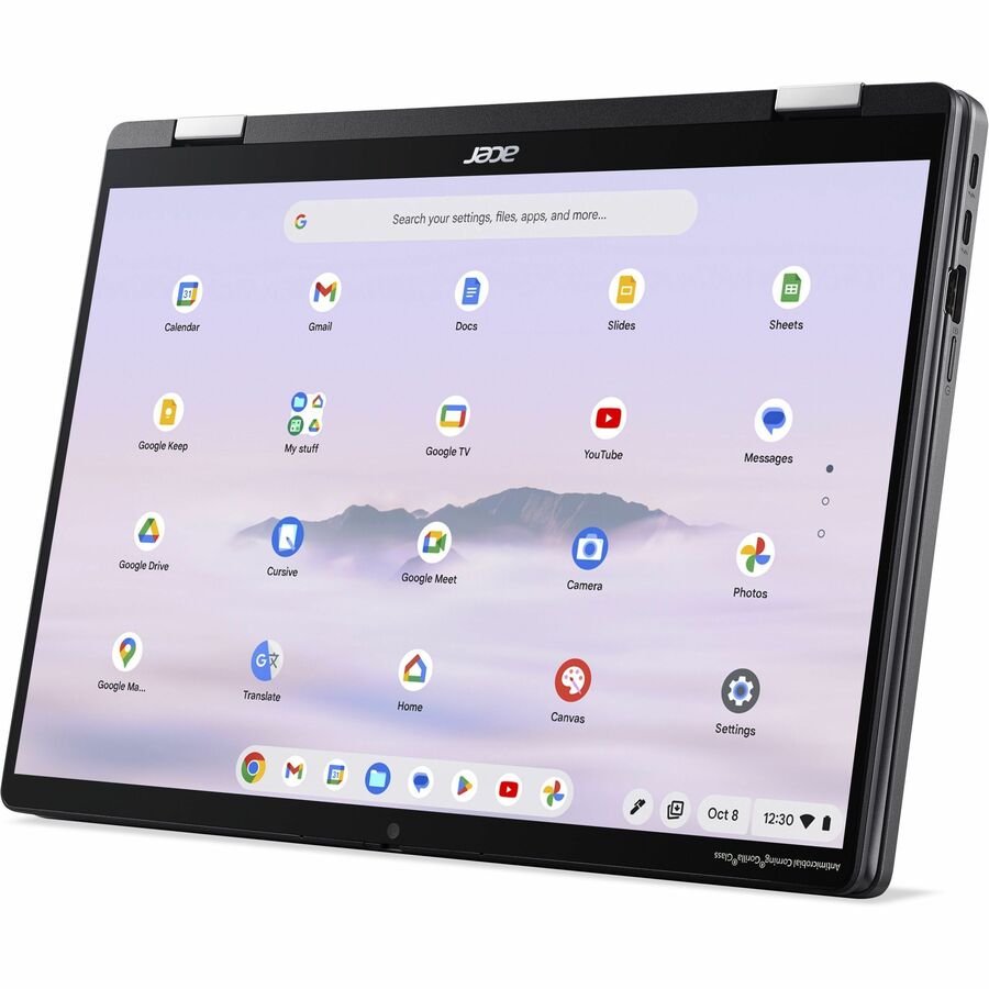 Acer Chromebook Plus Spin 714 CPE794-1N CPE794-1N-56FV 14" Touchscreen Convertible 2 in 1 Chromebook - WUXGA - Intel Core Ultra 5 125U - 16 GB - 256 GB SSD - English (US) Keyboard - Iron — ZF.P01AA.02C