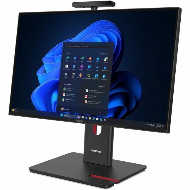 Lenovo ThinkCentre M90a Gen 6 13AT0006US All-in-One Computer - Intel Core Ultra 5 2nd Gen 225 - 16 GB - 512 GB SSD - 23.8" Full HD Touchscreen - Desktop - Black — 13AT0006US