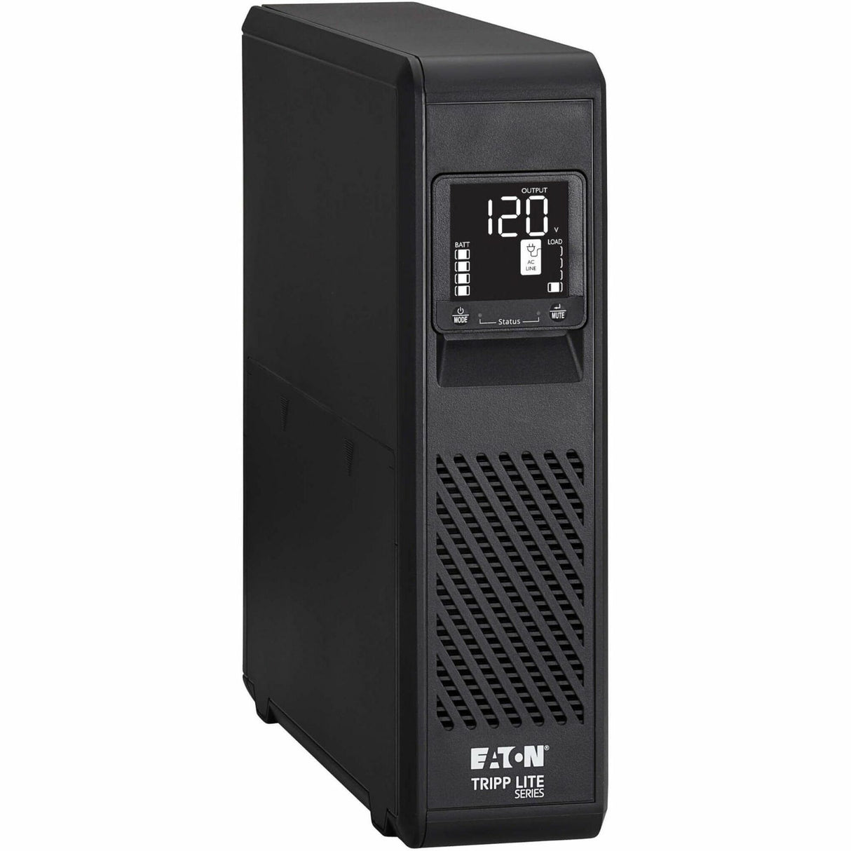 Eaton Tripp Lite Series 750VA 475W 120V Line-Interactive Pure Sine Wave Cloud-Connected UPS with Remote Monitoring - 8 NEMA 5-15R Outlets (Surge and Battery Backup), LCD, 5-15P Plug, Tower — SMART750PSRTNC