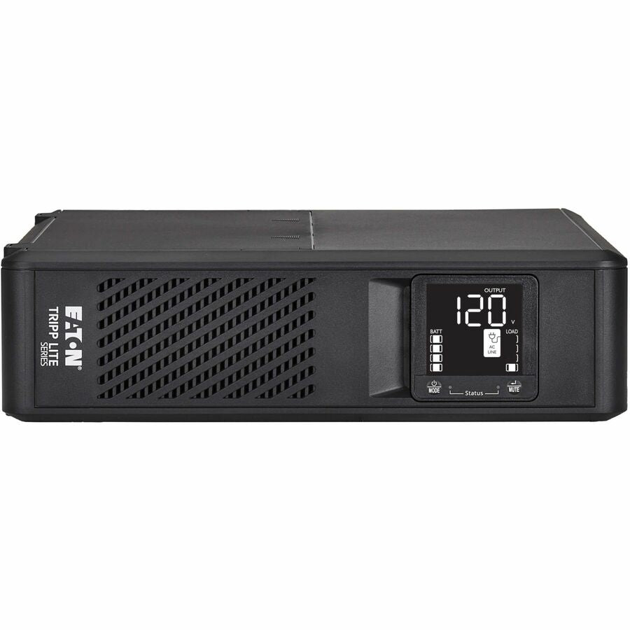 Eaton Tripp Lite Series 750VA 475W 120V Line-Interactive Pure Sine Wave Cloud-Connected UPS with Remote Monitoring - 8 NEMA 5-15R Outlets (Surge and Battery Backup), LCD, 5-15P Plug, Tower — SMART750PSRTNC