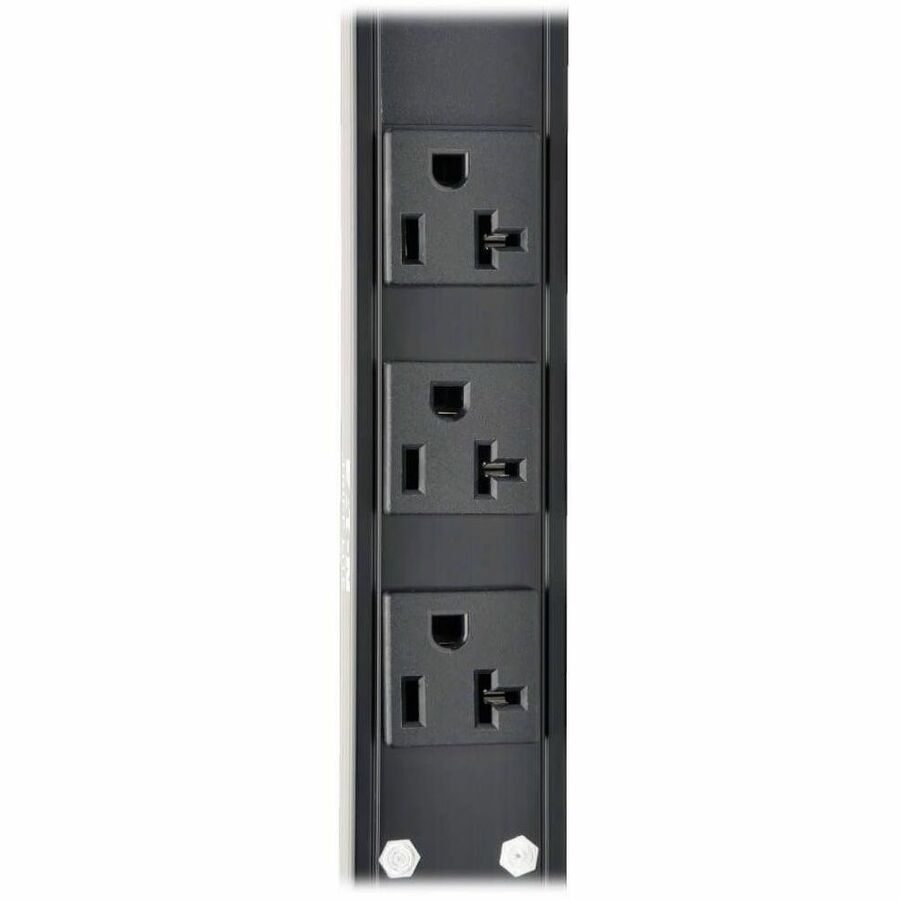 Eaton Tripp Lite Series 2kW Single-Phase Local Metered PDU, 100-127V Outlets (36 5-15/20R), L5-20P/5-20P adapter, 0U Vertical, 72-in. — PDUMV20-72