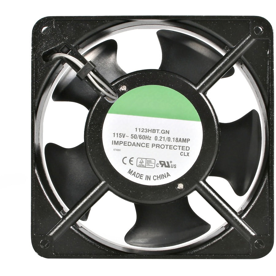 StarTech.com 120mm Axial Rack Muffin Fan for Server Cabinet - 115V - AC Cooling - Low Noise & Quiet PC Computer Case Fan — ACFANKIT12