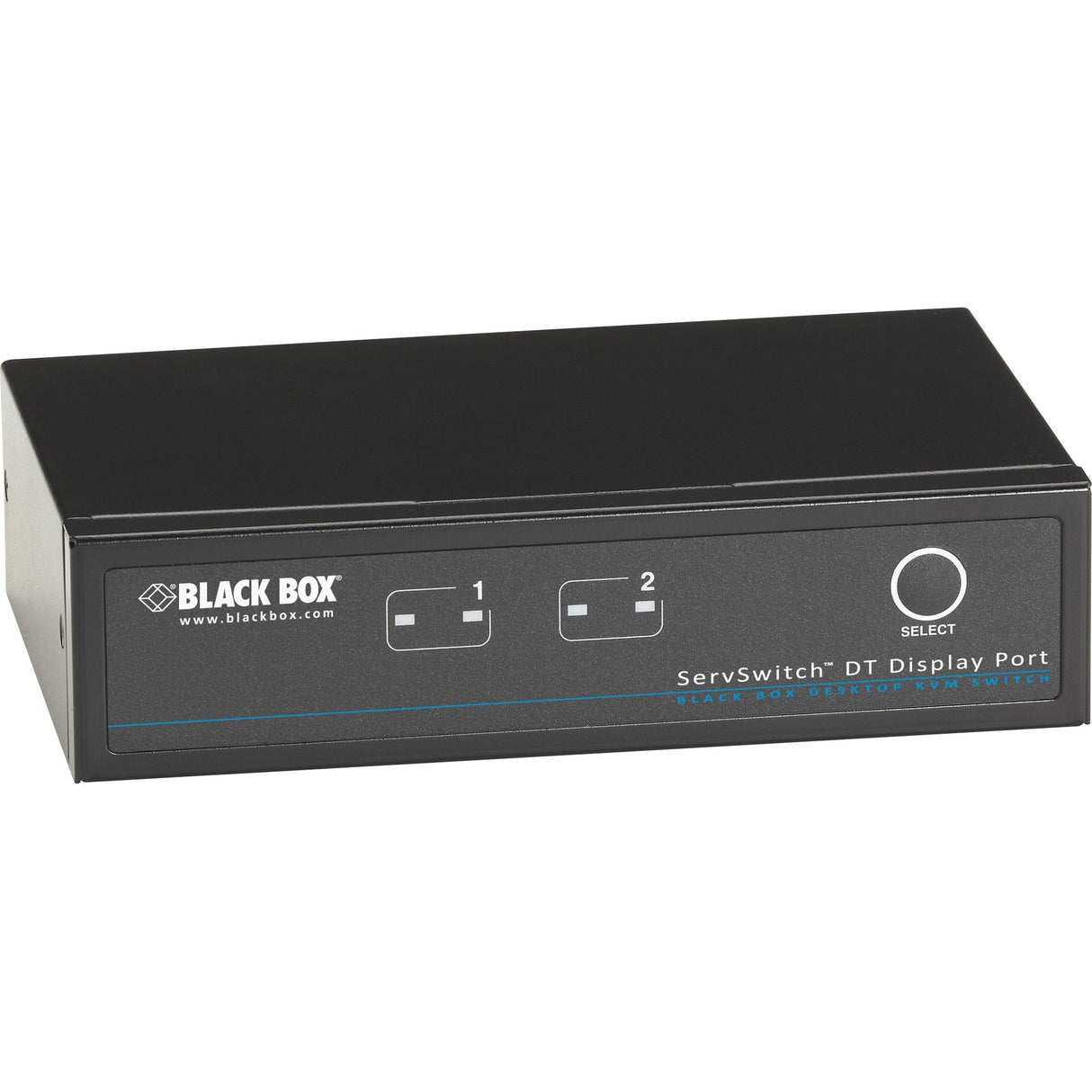 Black Box ServSwitch KVM Switch DT DisplayPort with USB and Audio, 2-Port — KV9702A