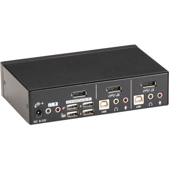 Black Box ServSwitch KVM Switch DT DisplayPort with USB and Audio, 2-Port — KV9702A
