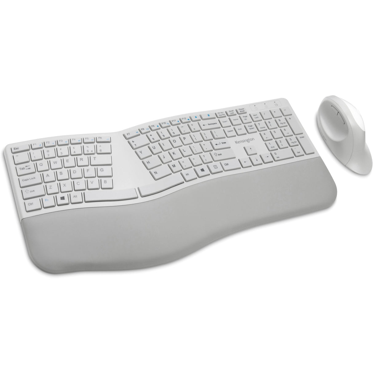 Kensington Pro Fit Ergo Wireless Keyboard and Mouse-Gray — K75407US