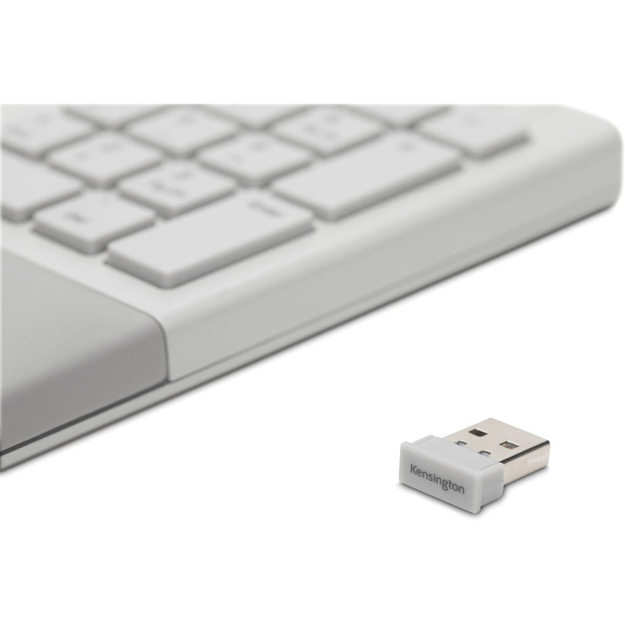 Kensington Pro Fit Ergo Wireless Keyboard and Mouse-Gray — K75407US