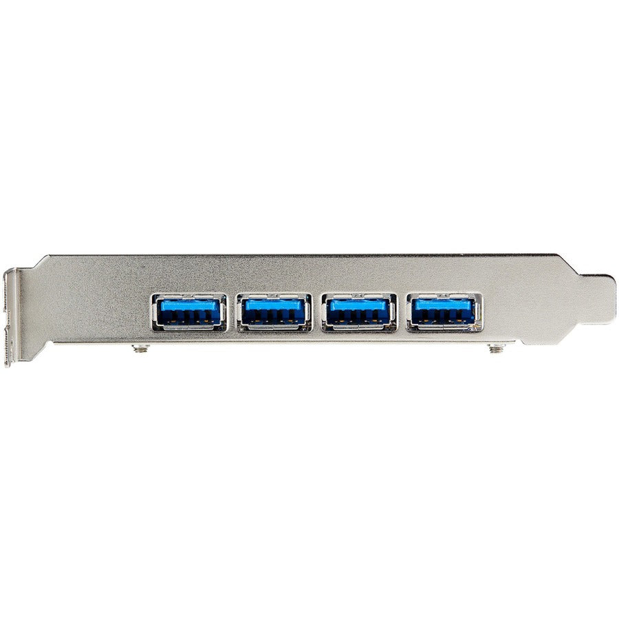StarTech.com 4-Port USB PCIe Card - 10Gbps USB 3.2 Gen 2 Type-A PCI Express Expansion Card - 2 Controllers - 4xUSB - Windows/Mac/Linux — PEXUSB314A2V2