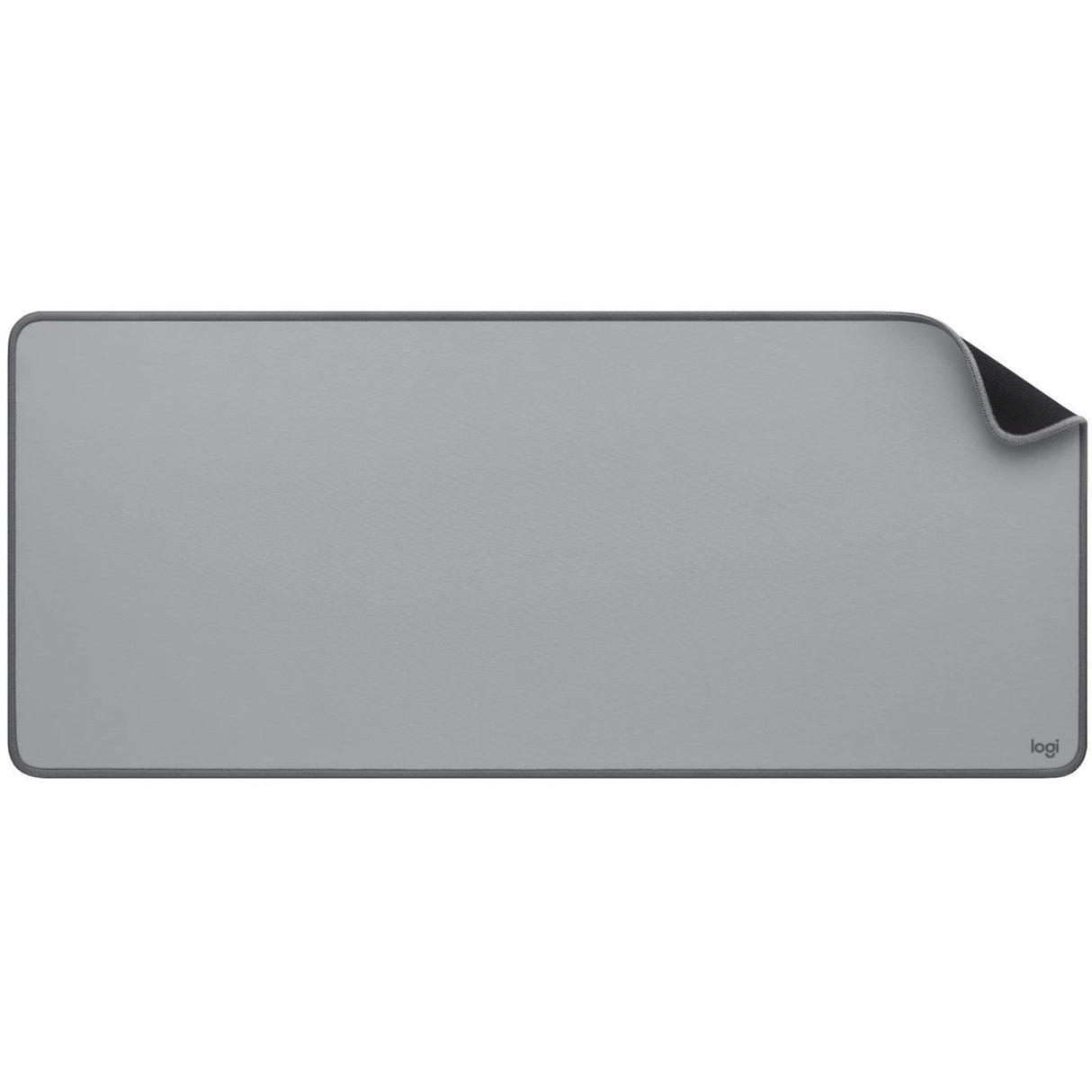 Logitech Desk Mat - Studio Series, Multifunctional Large Desk Pad, Anti-slip Base, Spill-resistant Durable Design, Mid-Gray — 956-000047