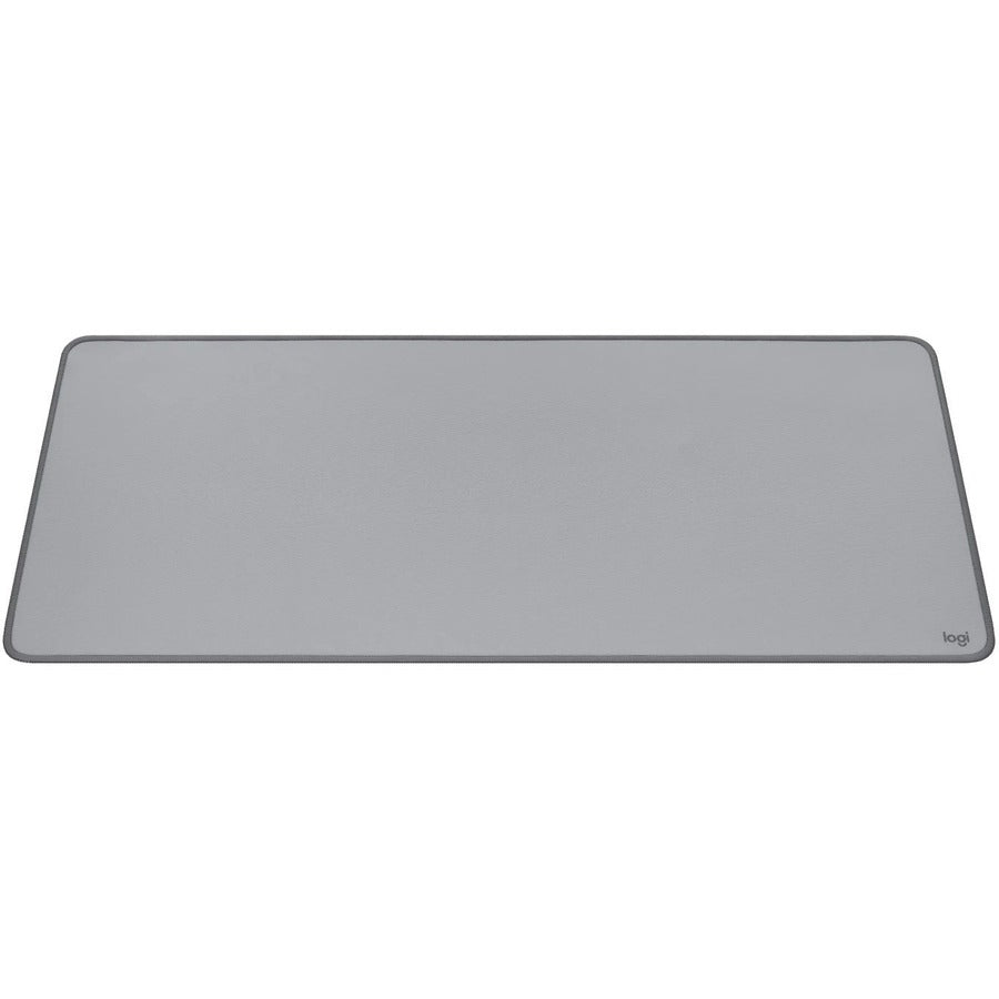 Logitech Desk Mat - Studio Series, Multifunctional Large Desk Pad, Anti-slip Base, Spill-resistant Durable Design, Mid-Gray — 956-000047