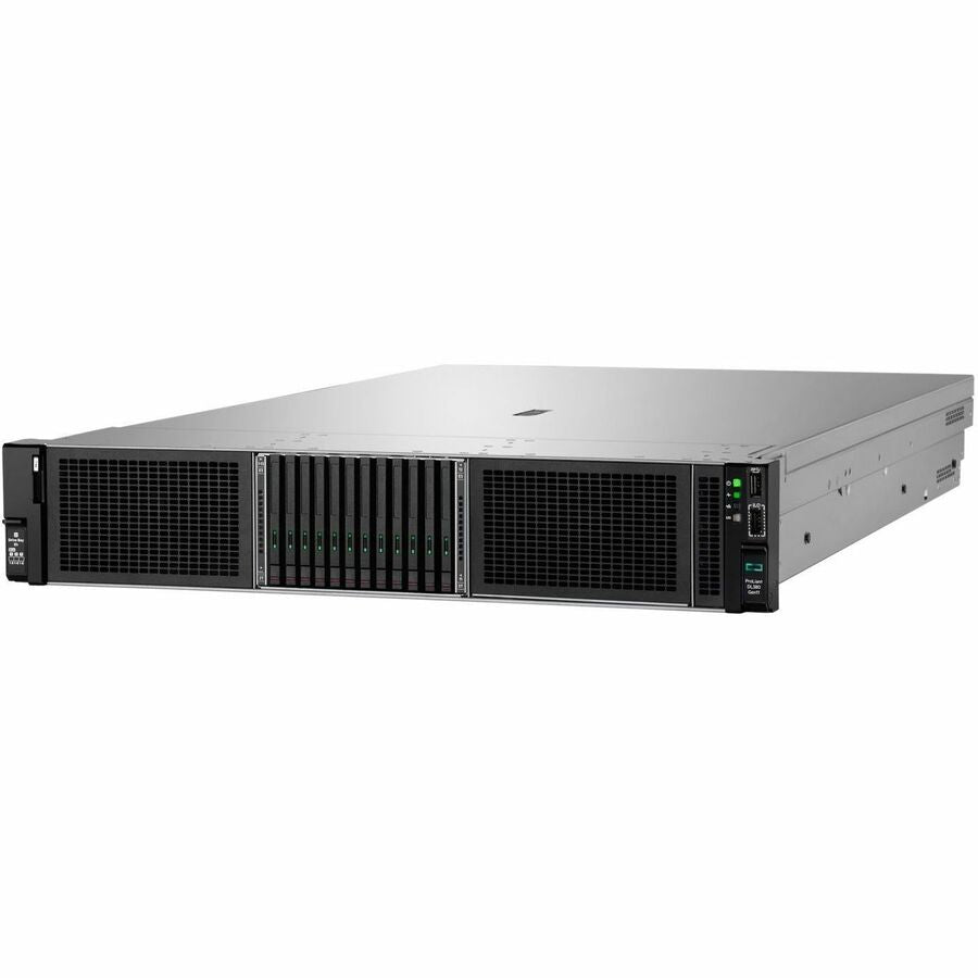 HPE SMART CHOICE ProLiant DL380 G11 2U Rack Server - 1 x Intel Xeon Silver 4509Y 2.6 GHz - 64 GB RAM - 960 GB SSD - (2 x 480GB) SSD Configuration - Serial ATA, Serial Attached SCSI (SAS) Controller — P71680-005