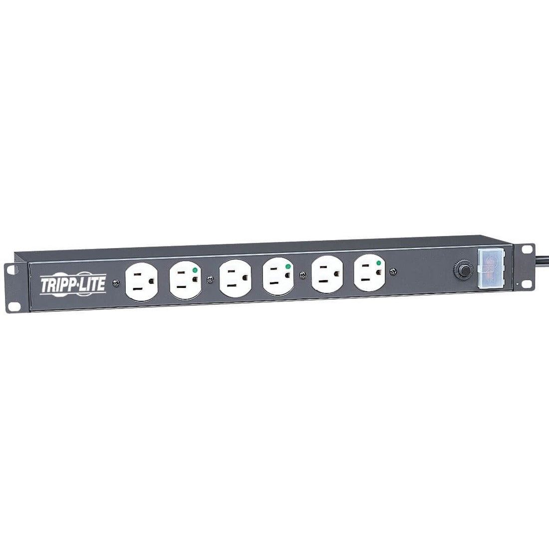 Eaton Tripp Lite Series NOT for Patient-Care Vicinity - UL 1363 1U Rackmount Power Strip with 12 Hospital-Grade Outlets, 15 ft. (4.57 m) Cord — RS1215-HG