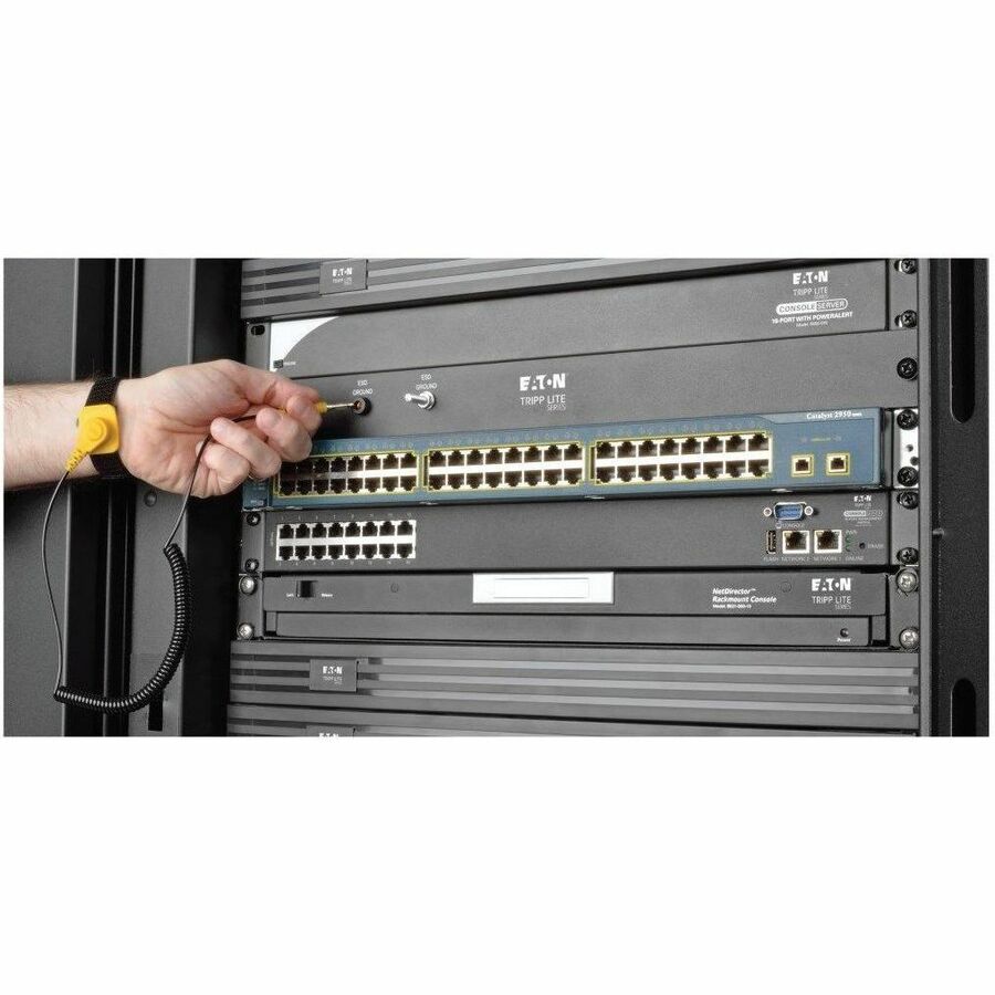 Eaton Tripp Lite Series SmartRack 1U ESD Grounding Panel — SRGROUNDPANELBC