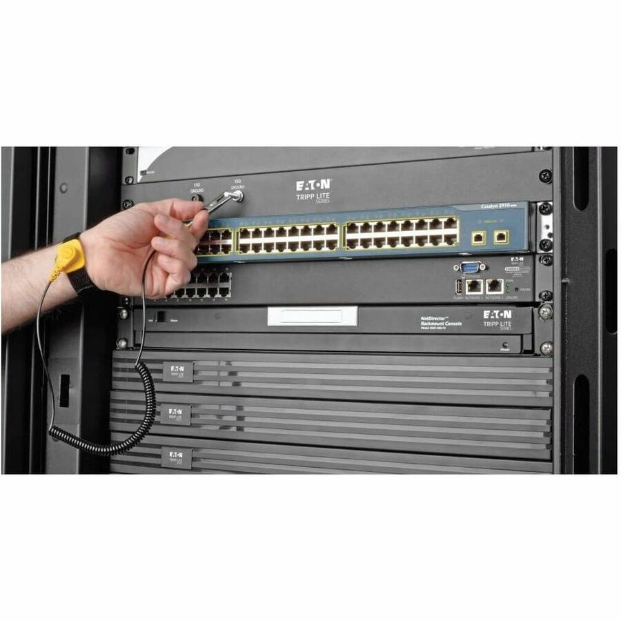 Eaton Tripp Lite Series SmartRack 1U ESD Grounding Panel — SRGROUNDPANELBC