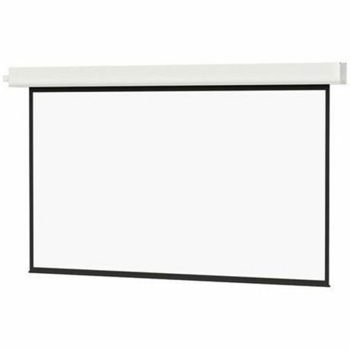 Da-Lite Advantage Projection Screen - Projector Screen with Plenum-Rated Case and Trim - Standard Black Drop - 184in — 35190L
