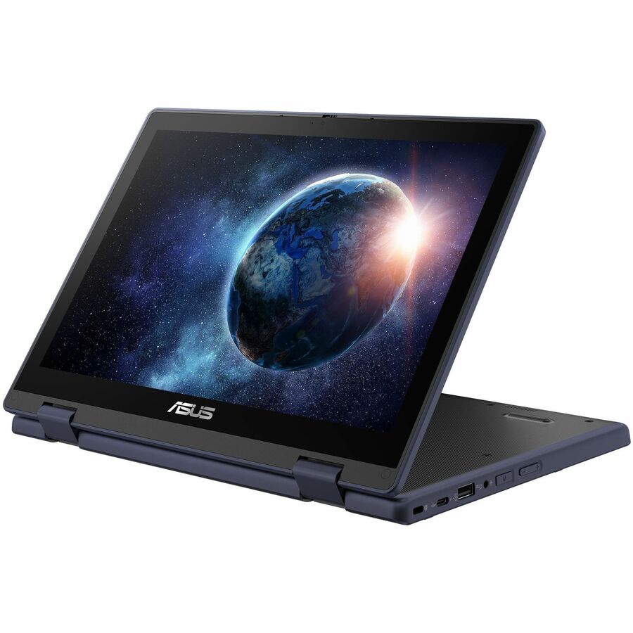 Asus BR1204F BR1204FTA-YS24T-S 12.2" Touchscreen Rugged Convertible 2 in 1 Notebook - WUXGA - Intel N-Series N250 - 8 GB - 128 GB SSD - Mineral Gray — BR1204FTA-YS24T-S