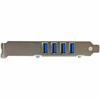 StarTech.com 4 Port PCI Express PCIe SuperSpeed USB 3.0 Controller Card Adapter with UASP - 5Gbps - SATA Power — PEXUSB3S4V