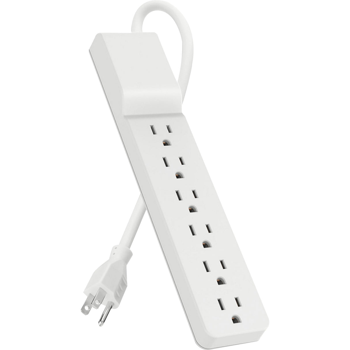 Belkin 6 Outlet Home/Office Surge Protector - Rotating Plug - 10 foot cord - White - 720 Joule — BE106000-10