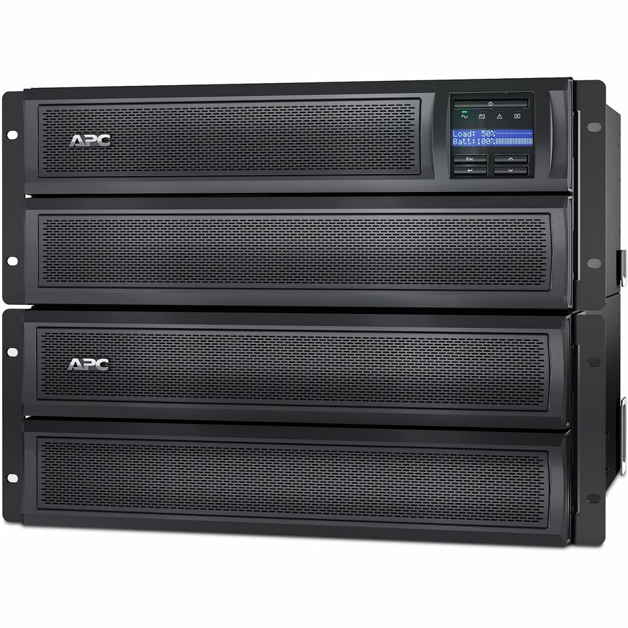 APC Smart-UPS X, Line Interactive, 2000VA, Rack/tower convertible 4U, 100V-127V, 6x 5-15R+3x 5-20R+1x L5-20R NEMA, NMC, Extended runtime, Short depth — SMX2000LVNC