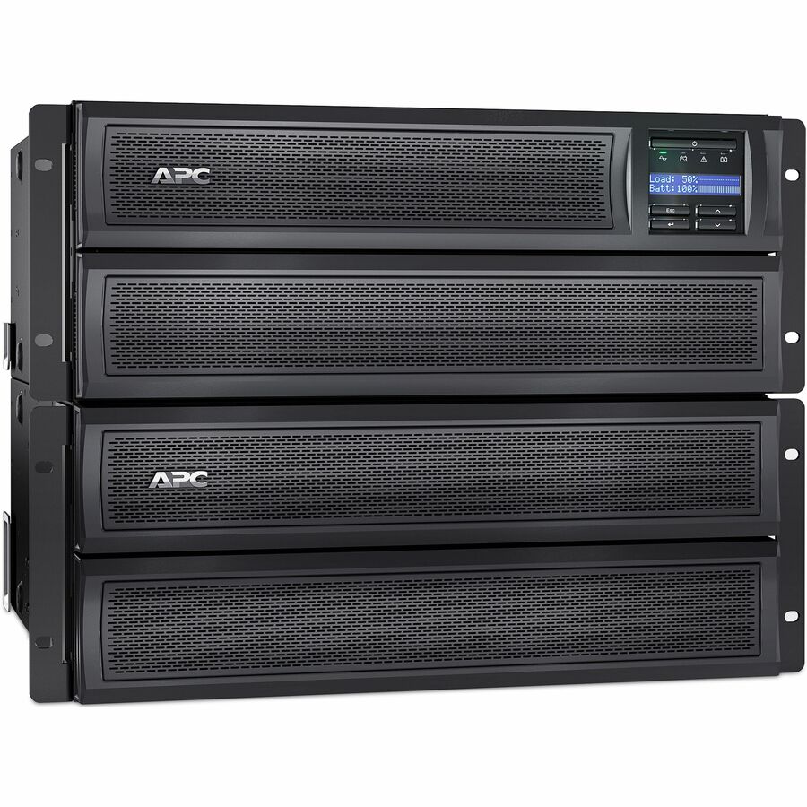 APC Smart-UPS X, Line Interactive, 2000VA, Rack/tower convertible 4U, 100V-127V, 6x 5-15R+3x 5-20R+1x L5-20R NEMA, NMC, Extended runtime, Short depth — SMX2000LVNC