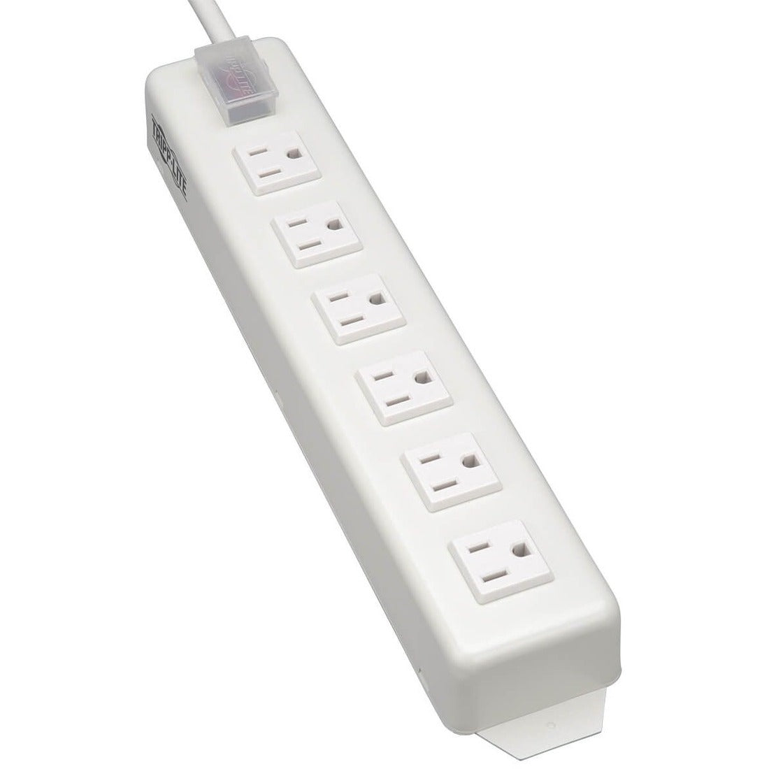 Eaton Tripp Lite Series Power It! Power Strip with 6 Right-Angle Outlets, 15 ft. (4.57 m) Cord, Transparent Switch Cover — TLM615NCRA