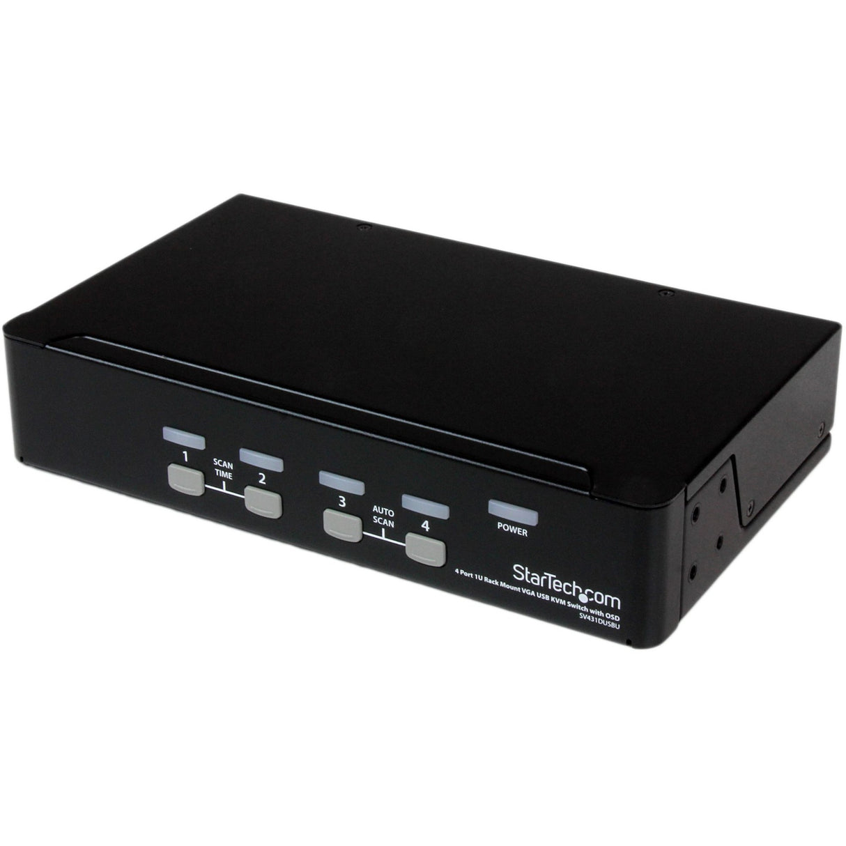 StarTech.com 4 Port 1U Rackmount USB KVM Switch with OSD — SV431DUSBU