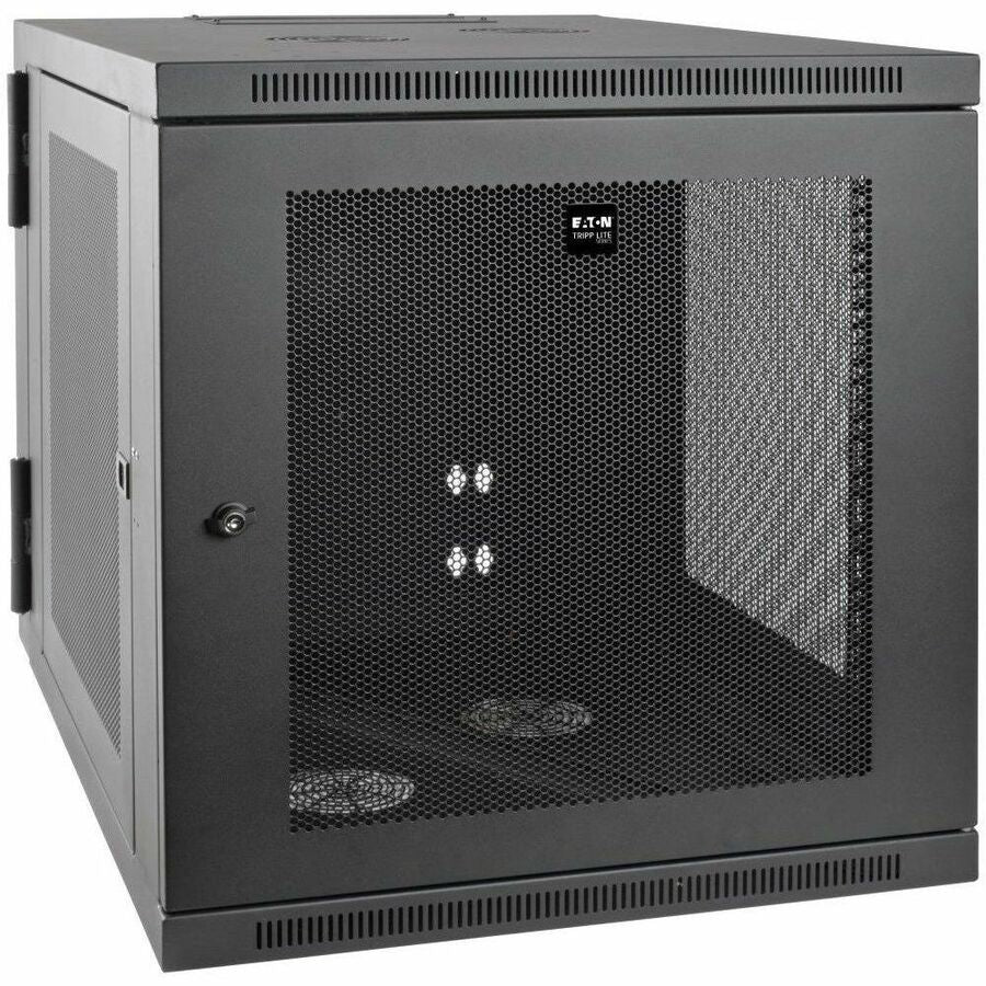 Eaton Tripp Lite Series SmartRack 12U Server-Depth Wall-Mount Small Rack Enclosure, Hinged Back — SRW12US33