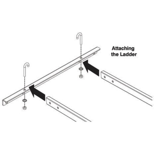 Eaton Tripp Lite Series SmartRack Hardware Kit - Connects SRCABLELADDER to a wall or Open Frame Rack — SRLADDERATTACH