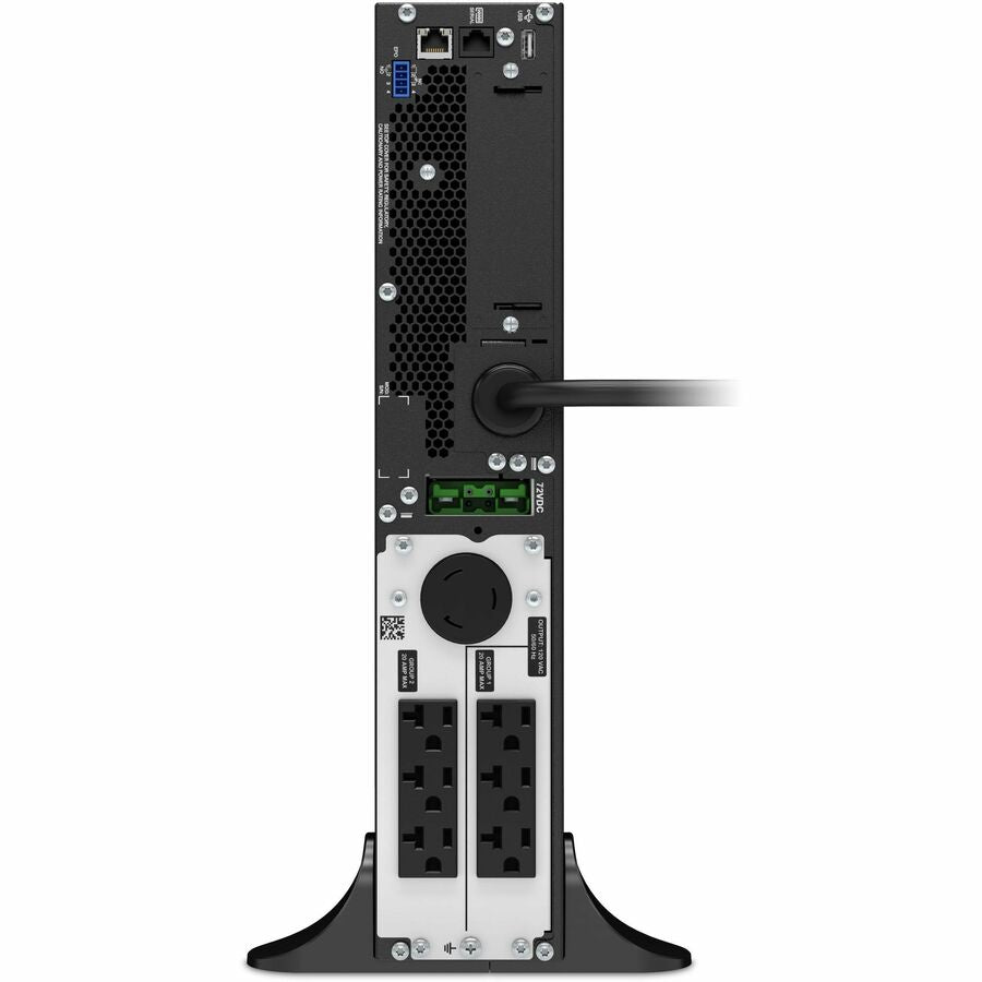 APC Smart-UPS On-Line, 2200VA, Tower, 120V, 6x 5-20R+1x L5-20R NEMA outlets, SmartSlot, Extended runtime, W/O rail kit — SRT2200XLA