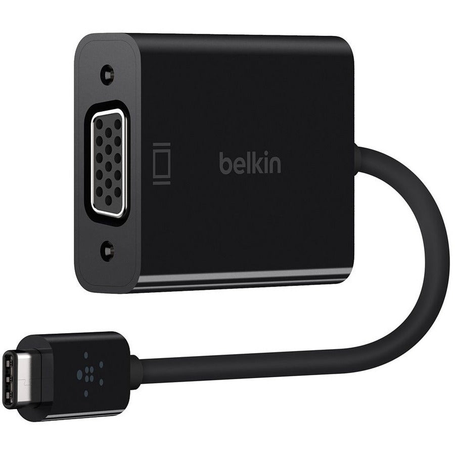 Belkin USB-C to VGA Adapter (For Business / Bag & Label) — B2B143-BLK