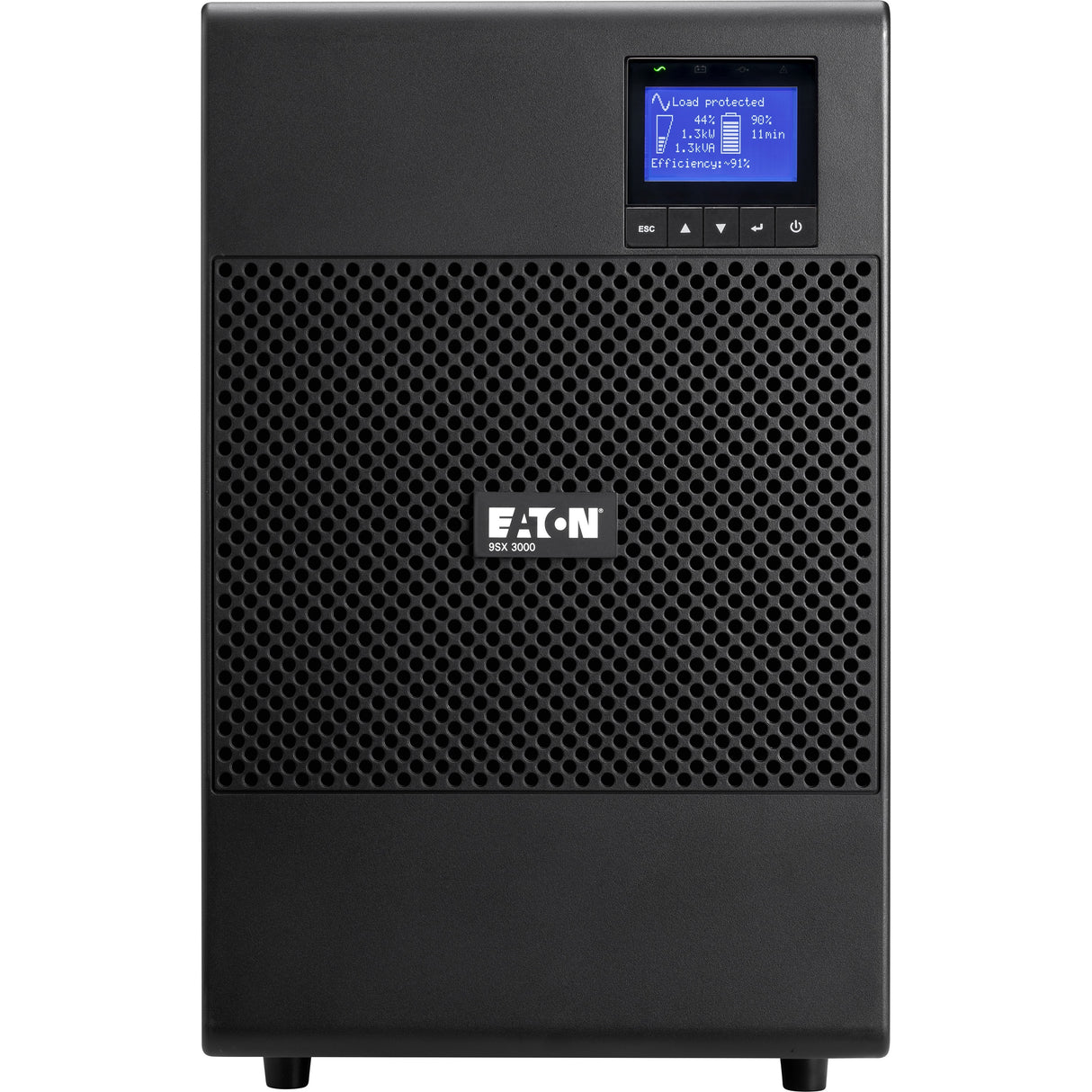 Eaton 9SX 3000VA 2700W 208V Online Double-Conversion UPS - 8 C13, 1 C19 Outlets, Cybersecure Network Card Option, Extended Run, Tower — 9SX3000G