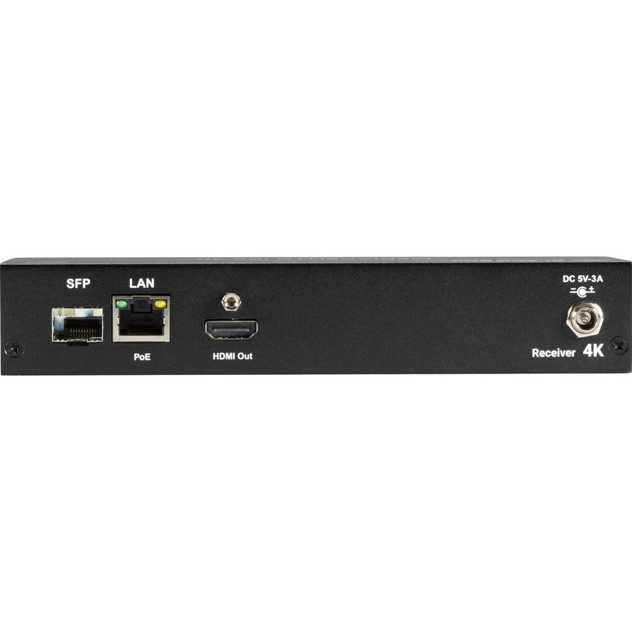 Black Box MediaCento IPX 4K Receiver - HDMI, USB, Serial, IR, Audio — VX-HDMI-4KIP-RX