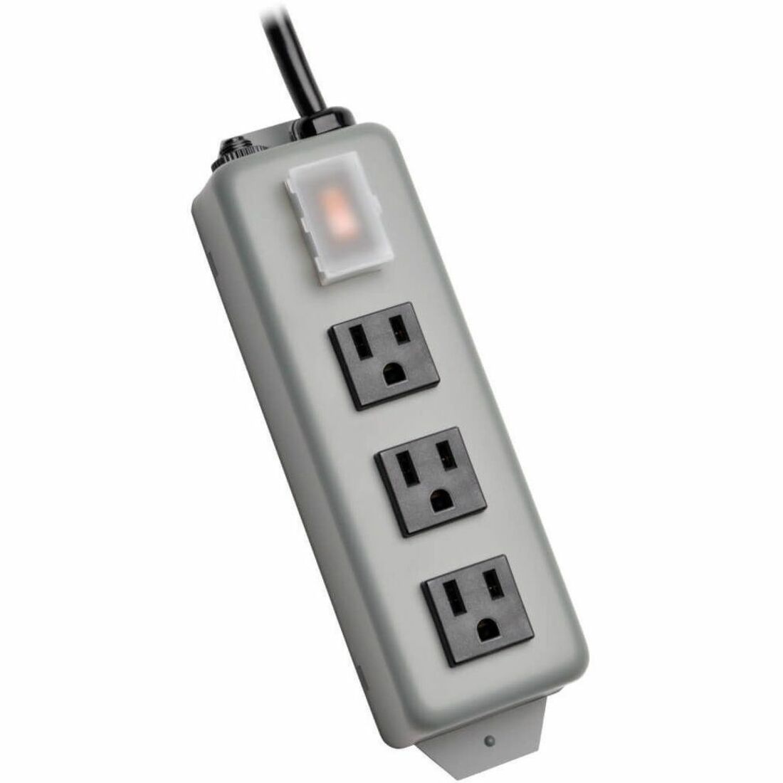 Eaton Tripp Lite Series Industrial Power Strip, 3-Outlet, 9 ft. (2.7 m) Cord, NEMA 5-15P Plug, Switch Guard — 3SP9