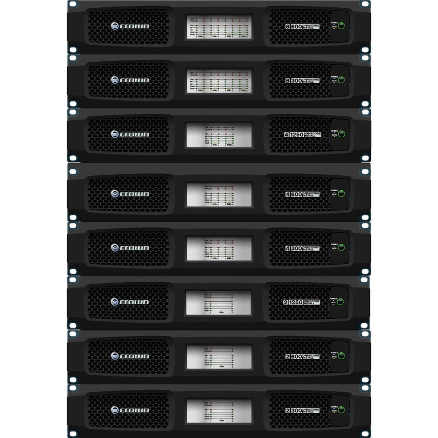 Crown DriveCore Install 8|600 Amplifier - 3600 W RMS - 8 Channel — DCI8X600-U-USFX