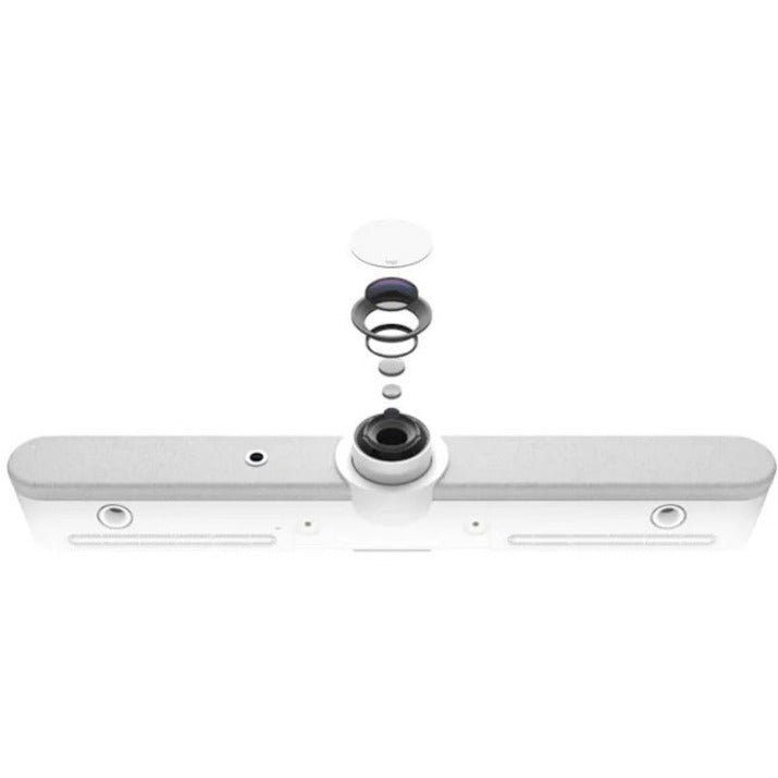 Logitech Rally Bar All-In-One Video Bar for Medium and Large Rooms, White — 960-001320