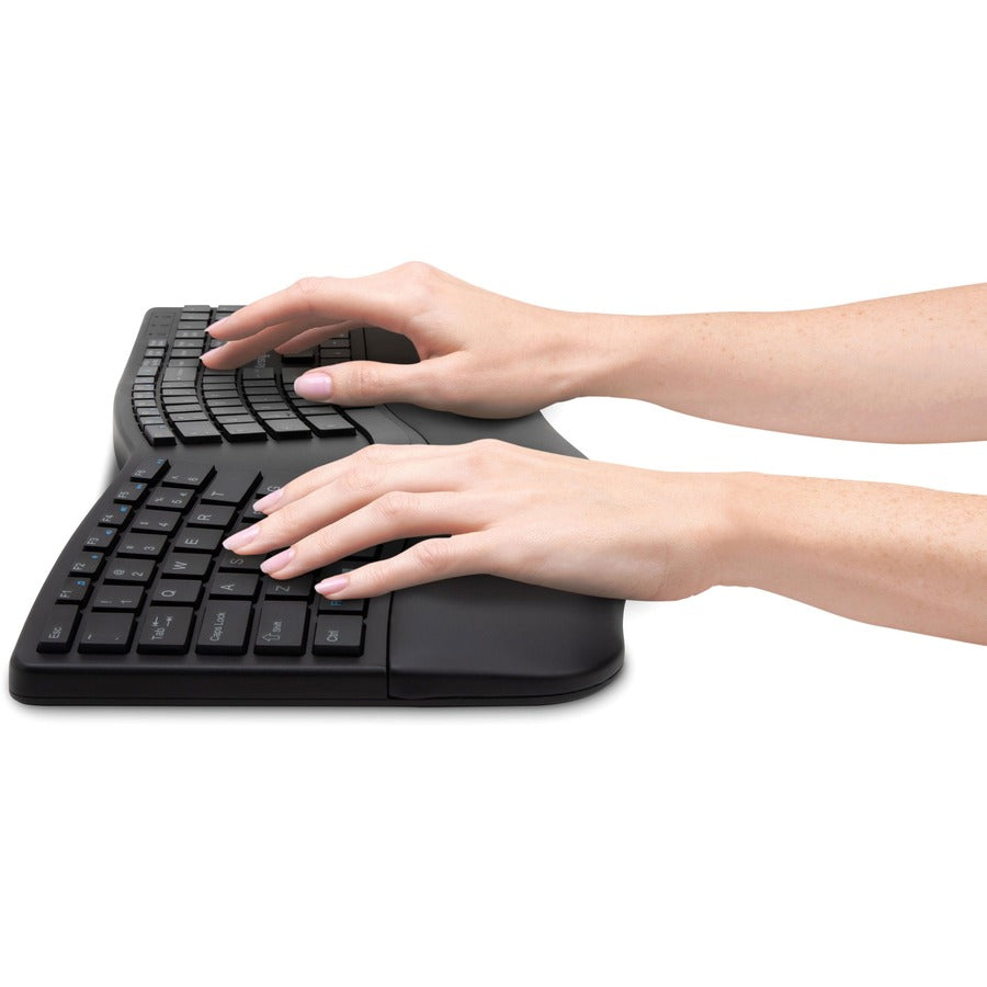 Kensington Pro Fit Ergo Wireless Keyboard-Black — K75401US