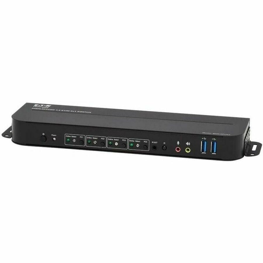 Eaton Tripp Lite Series 4-Port DisplayPort/USB KVM Switch - 4K 60 Hz, HDR, HDCP 2.2, IR, DP 1.4, USB Sharing — B005-DPUA4